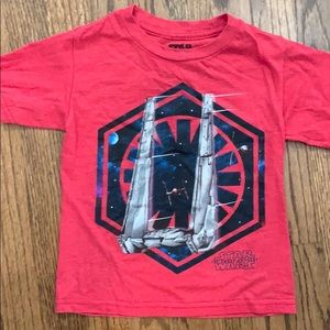 Star Wars t shirt red XS 4 Boys